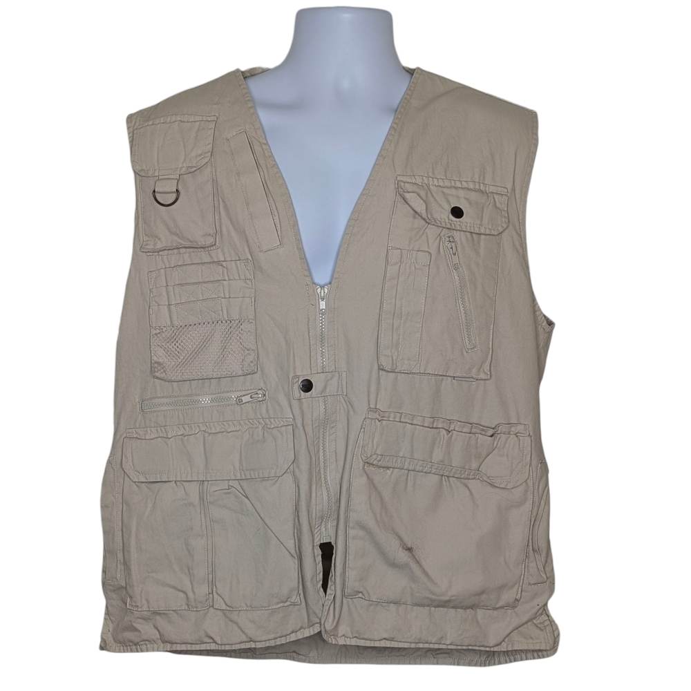 Men's Tan Outdoor Utility Vest
